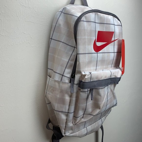 plaid nike backpack